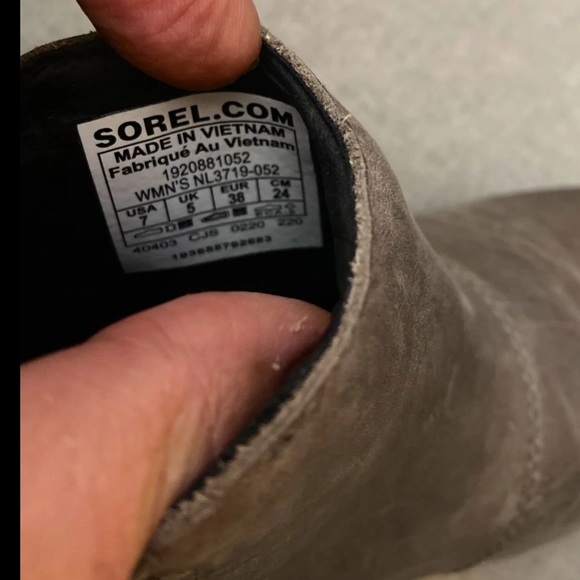 Sorel emelie chelsea quarry gray waterproof booties NEW 7 - Picture 3 of 11